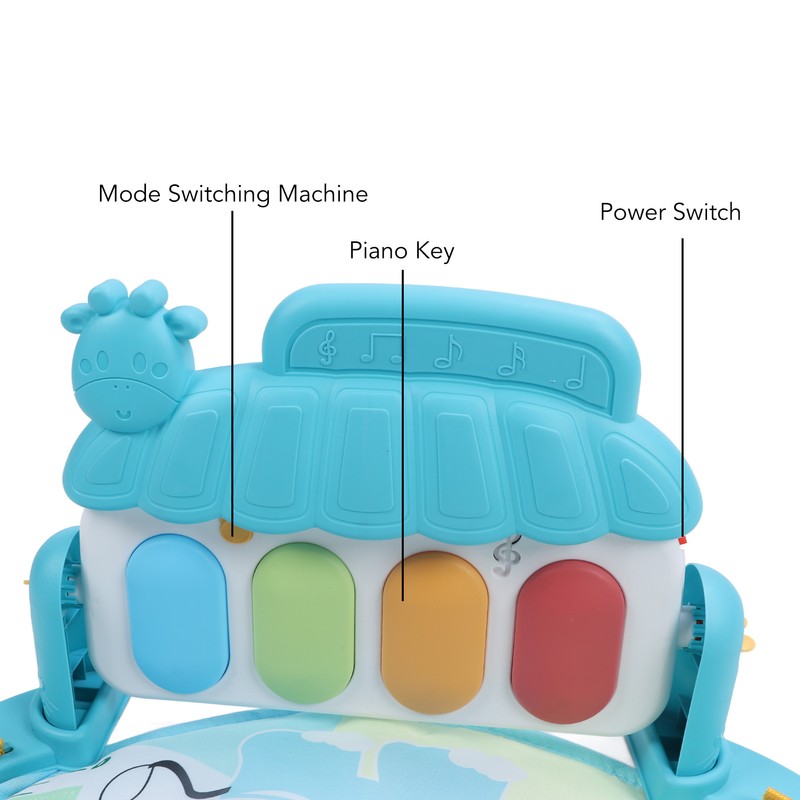 Baby Gyms Play Mat Infant Activity Play Piano Tummy Time