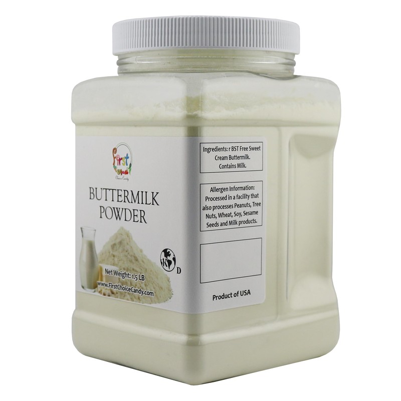FirstChoiceCandy Buttermilk Powder 1.5 Pound