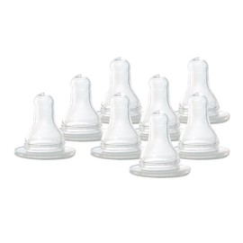 Evenflo Classic Nipples, Slow Flow 0-3 months 4 ea (Pack of 2)