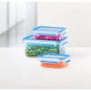 Tefal Master Seal Fresh Food Storage, Clear/Blue, 0.55/1/2.3 Litre, 3-Piece