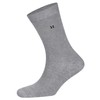 SMG® Mens 12 Pair Pack Cotton Casual Smart Design Contrast