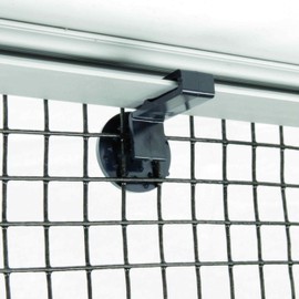 Birdgo Solar Panel Roof Mesh Fixing Clips - No Drill Installation of Bird Proofing Mesh to Stop Pigeon Bird Access (Nylon, Pack of 60)