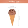 ibasenice Artificial Ice Cream - Chocolate Fillers Figurine Ice Cream