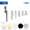 XFORT Cranked Locking Window Handle Installation Kit in Satin Chrome,