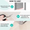 Uross Semi-Circular Pet Protector - 3 Pack Plastic Mat for