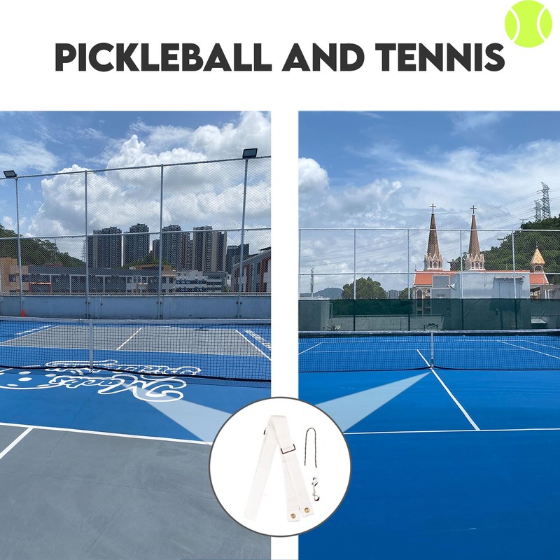 Tennis Net Center Straps Heavy Duty,Pickleball Lines Premium Polyester Fiber