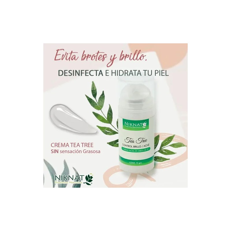 Tratamiento Antiacné Brotes Y Puntos Negros- Tea Tree -6pzs