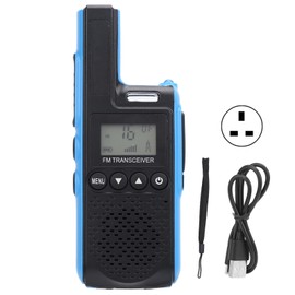 Q1 Walkie Talkie Mini Portable High Power Rechargeable with HD Screen for Hotel 100‑240VUK Plug