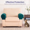 Subrtex Stretch Armrest Covers Spandex Arm Covers for Chairs Couch
