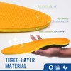 YURRUON Shoe Insoles Arch Support Shock Absorption Insole Sport Comfort