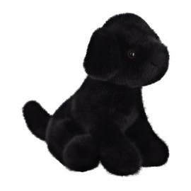 Apricot Lamb Toys Plush Black Docile Labrador Puppy Dog Stuffed Animal Soft Cuddly Perfect for Kids 7.5 Inches