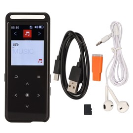 MP3 Player Bluetooth 5.0 HiFi Lossless Touch Control Recording Music Player with FM Radio Electronic Book 64GB