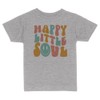 Happy Little Soul Toddler Kids T-Shirt 2T Heather Grey