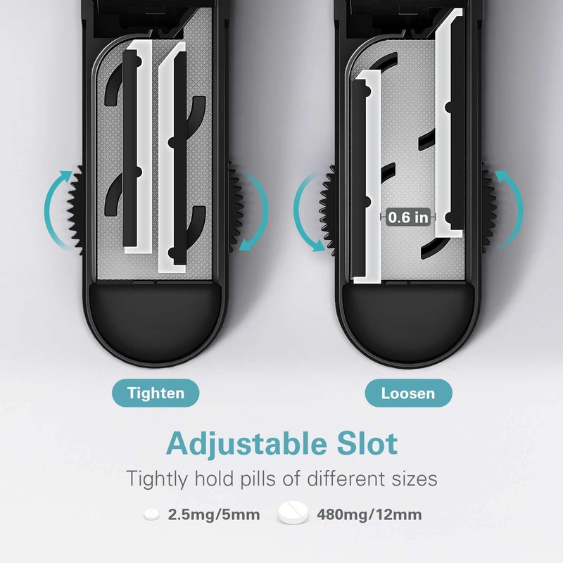 DEPAD Pill Cutter Splitter for Cutting Multiple Pills, Adjustable Pill