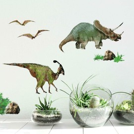 RoomMates RMK1882SCS Dinosaur Peel and Stick Wall Decals
