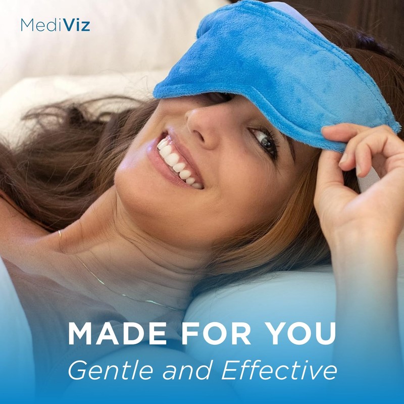Warm Compress Eye Mask - Moist Heat Compress for Irritated