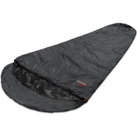 normani Sleeping bag cover bivouac bag - 100% wind and waterproof, breathability: 3000 MVP (230 cm x 90 cm), colour: anthracite, size 230 x 90 x 60 cm, zip left