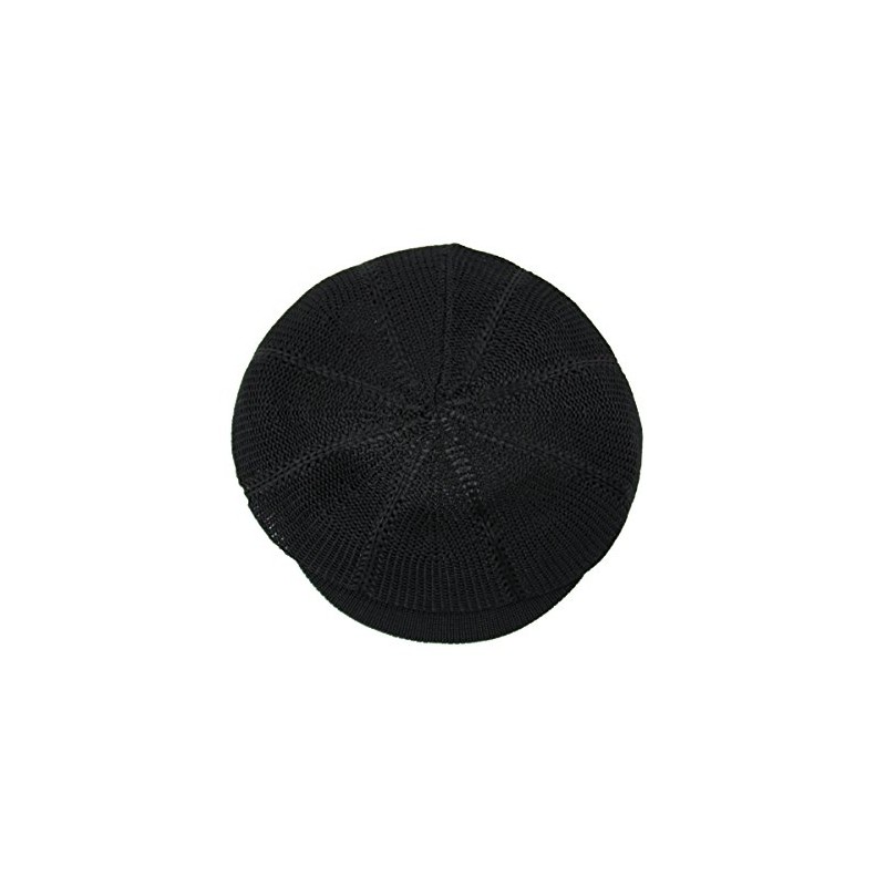 NY Summer Mesh Newsboy Cap (Black)