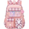 Cute Girls Backpack, Rabbit Bag 16.5 Inch Elementary Bag with