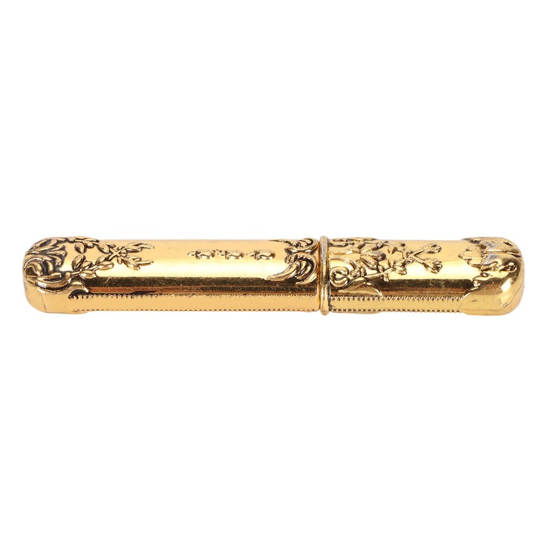 Vintage Needle Case Engraved Stereoscopic Pattern Stylish Sewing Needles Storage