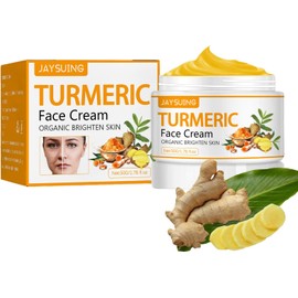 Turmeric Firming Whitening Cream, Moisturizer Cream for Face, Remove Wrinkle Lighten Fine Lines Anti-Aging Face Cream for Women(50g/1.76floz)