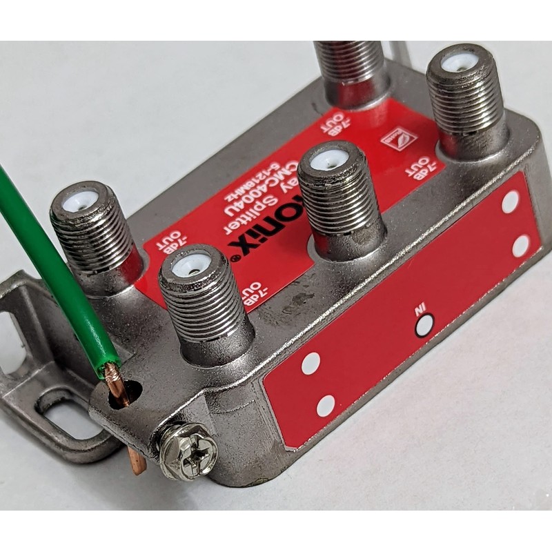 Antronix CMC4004U 4-Way Vertical Splitter, 1.218 GHz High Performance for