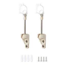 CACELY Shade Parts Bungee and Bungee Receiver Kit for Coolaroo Exterior Roller Shade,Sun Shade,Outdoor Blinds(Beige)