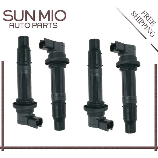Armxuts 4X Ignition Coil For Yamaha YZF-R6 2003-2007 YZF-R6S 2006-2009