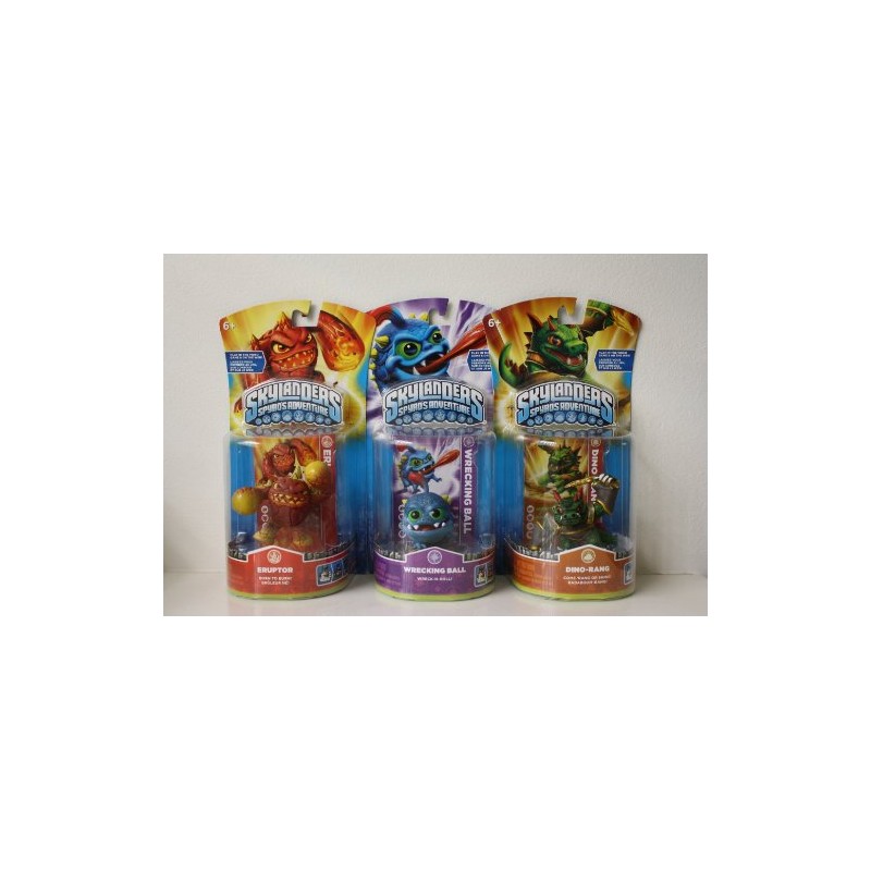 Skylanders Spyro's Adventure (Eruptor. Wrecking Ball & Dino-rang)