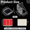 nbeads Press on Nail Boxes, Press on Nails Packaging Box