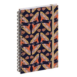 Exacompta - Ref 1604535E - 1 Pocket Diary SAS 16S Colour Design 9 x 16 cm Weekly Diary September 2025 to August 2026 - Bird Motif