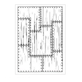 arriettycraft Industrious 3D Texture Fades Plastic Embossing Folders for Masculine Card Making, Scrapbooking, Pages and Other Paper Crafts, 15 x 20 cm