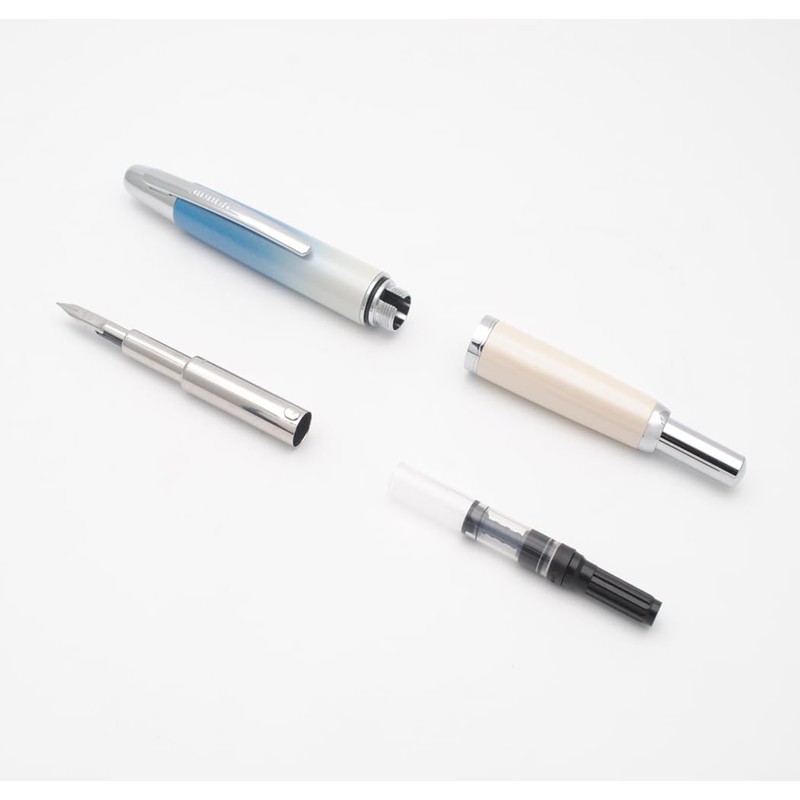Jinhao 10 Press Fountain Pen Retractable Metal Pen (F Nib