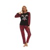 VENTELAN Matching Family Pajamas Glow in The Dark Christmas Clothes