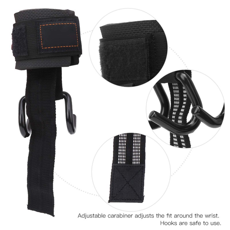 Pull Up Hook Wrist Guard, 1 Pair Weightlifting Wrist Guards