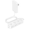 Flat Outlet Extender with Detachable Outlet Cover, Flat Wall Extension