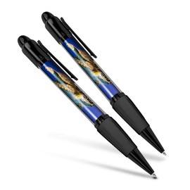 Destination Vinyl ltd Beautiful and comfortable Set of 2 Matching Pens - Cute Sea Turtle Ocean Nature #2051