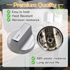 Eagles W11366438 Stove Knobs, Compatible with Whirlpool Gas Ranges WCG55US0HS00
