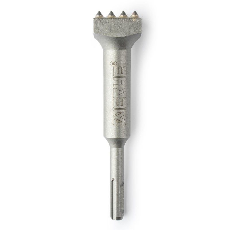WERHE® SDS Plus Stocker Chisel 16 Teeth 140 mm Length