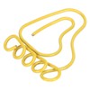 100pcs Paper Clip Foot Shape Cute Anti Slip Portable Paperclip