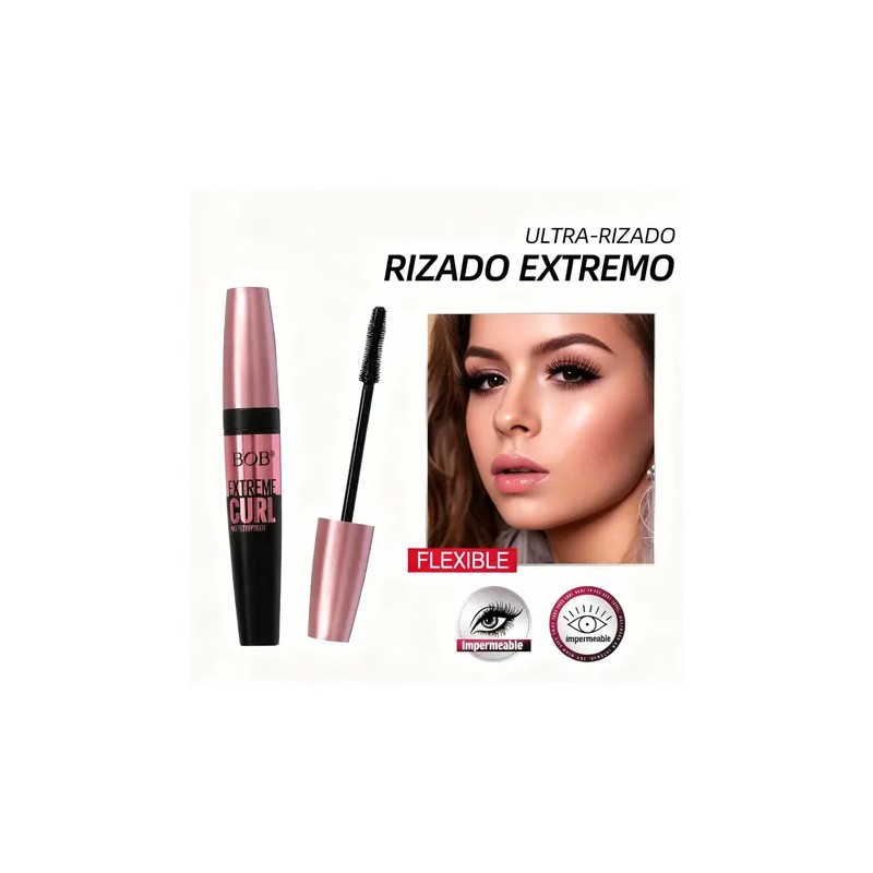 Máscara De Pestañas Volumen Y Alargador 60g Negro Rizador