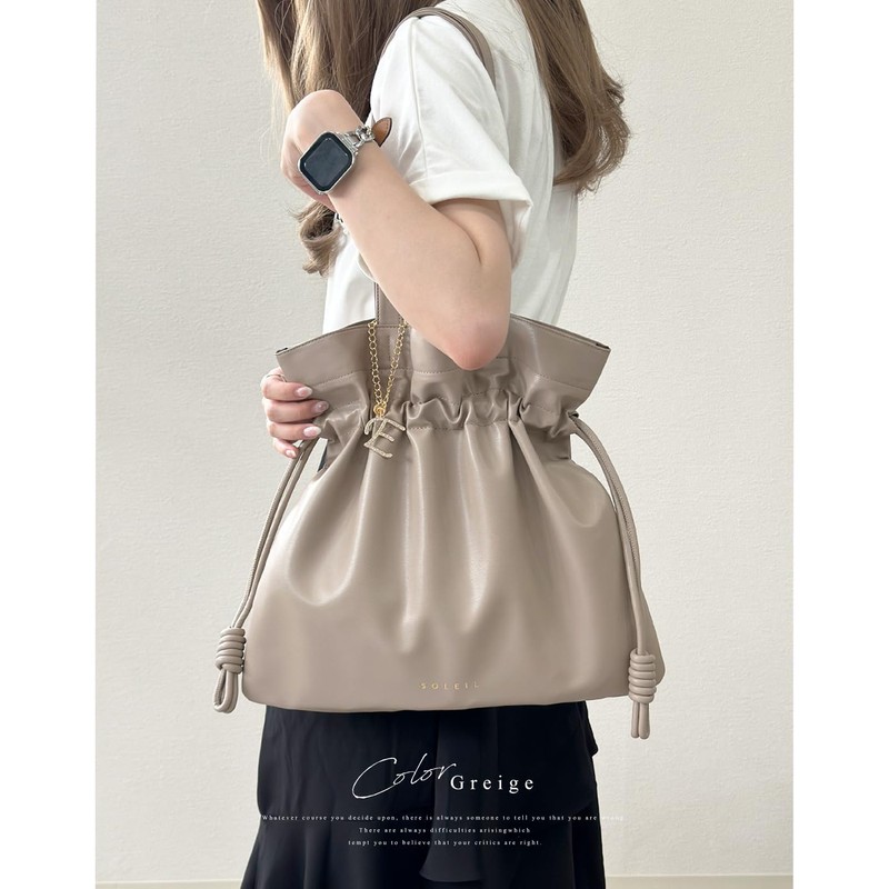 [Giselle] Women's Tote Bag, A4 Size, Large Capacity, Antibacterial, Odor