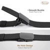 JASGOOD Nylon Military Tactical Men Belt 2 Pack Webbing Canvas