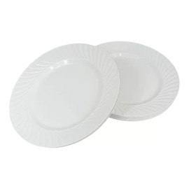 Boris 10 Platos Trinche De Platico Diámetro 26cm Capacidad 650ml