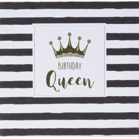 Perleberg Birthday Card - Black & Gold Collection - Loving Birthday Card with Envelope - Greeting Card with Motif - Birthday Card 15 x 15 cm