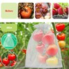 50 Pcs Fruit Protection Bags, 8x12 White Fruit Netting Bags