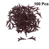 FOMIYES Plastic Snowman Hand, 100PCS Branch Antlers Snowman DIY Craft