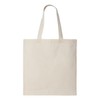 Q-TEES QTB Large Blank Heavy Duty Reusable Canvas Tote Shopping