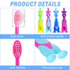 Gerrii Kids Toothbrushes Bulk Soft Lovely Little Kangaroo with Covers