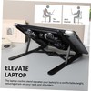 KONTONTY Laptop Cooling Stand Fan Desk Adjust Height Angle Slip